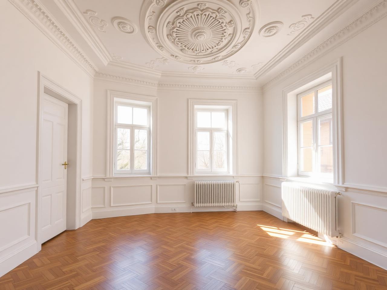 Sanierte Altbau-Wohnung nach der Fertigstellung